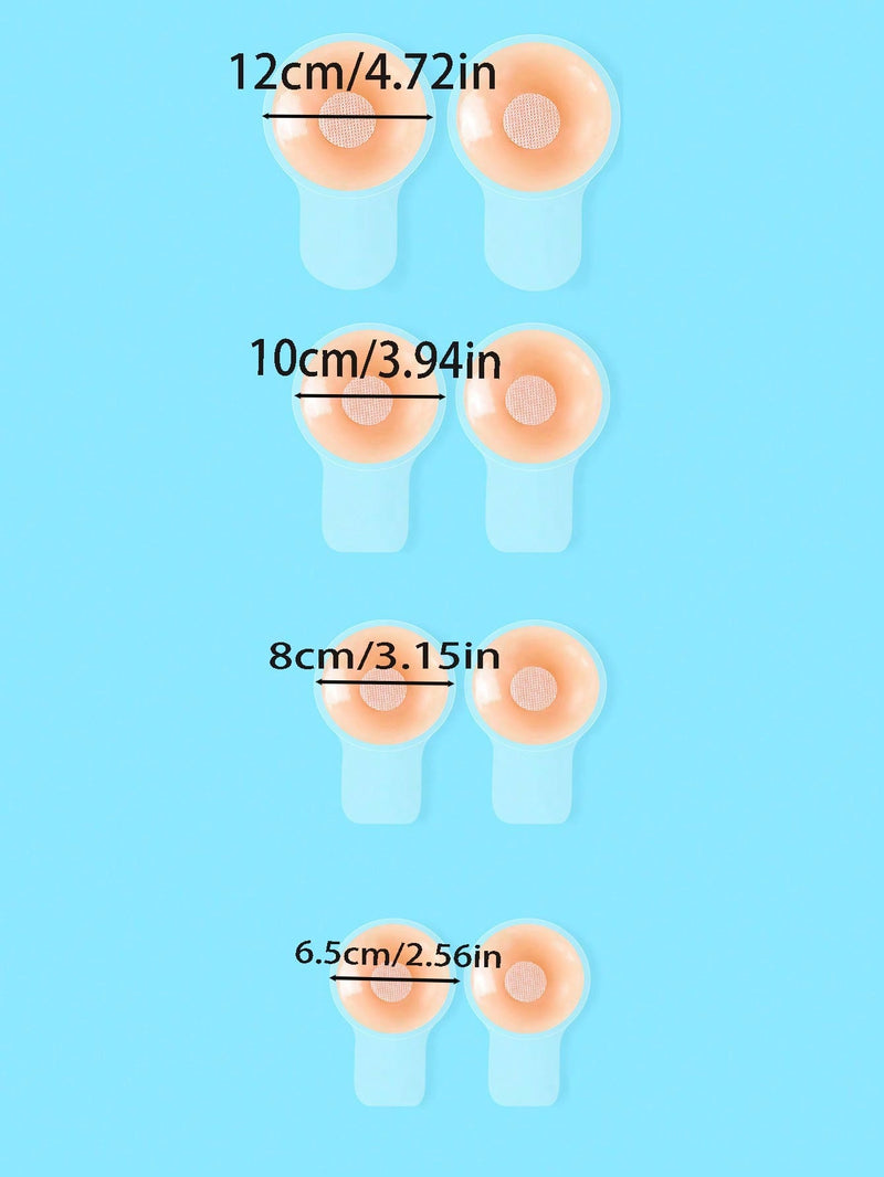 1 Par De Cubre Pezones Con Levantamiento De Seno De Silicona Y Brasier Sin Tirantes Y Sin Respaldo Adhesivo, Accesorio De Lenceria Para Mujeres, Reusable E Invisible Para Vestidos De Fiesta