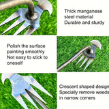 Rastrillo y Pala de Jardinería de Acero Inoxidable - Herramienta multifuncional para jardinería, adecuada para el mantenimiento del jardín y la excavación de hortalizas, duradera y resistente al óxido con revestimiento galvanizado