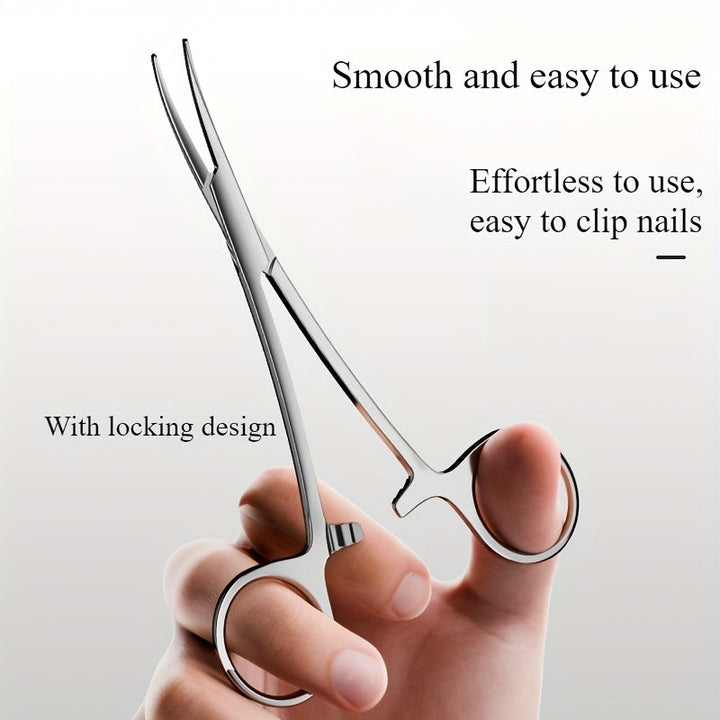 1/2pcs Herramienta para Uñas Incrustadas - Diseño Ergonómico Robusto para Extracción Fácil de Uñas Incrustadas, Alicates Multifuncionales para el Cuidado de las Uñas y Alivio de la Inflamación, Instrumento de Aseo Unisex para Hombres y Mujeres