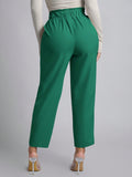 Petite pantalones de pana para mujer con cintura elastica en la parte trasera, apropiados para otono e invierno