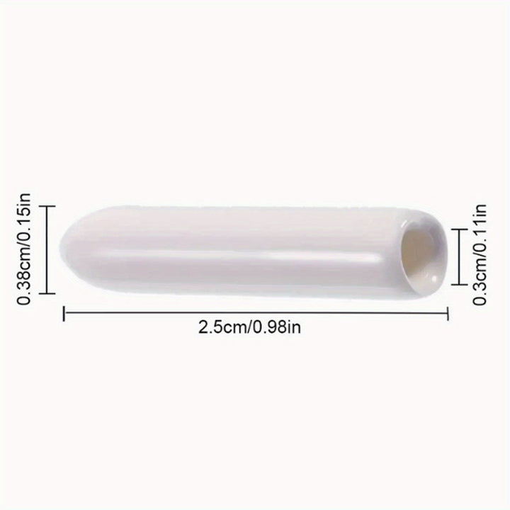 100pcs Cubiertas De Punta De Horquilla Para Lavavajillas, Tapas Flexibles De Extremo Redondo Para Organizador De Estantes, Tapas De Punta De Cubierta De Protector De Hilo De Alambre, 0.11in * 0.98in