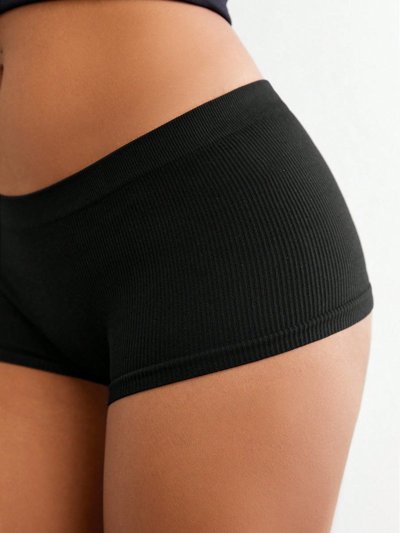 Leisure Boyshorts De Cintura Media Sin Costuras