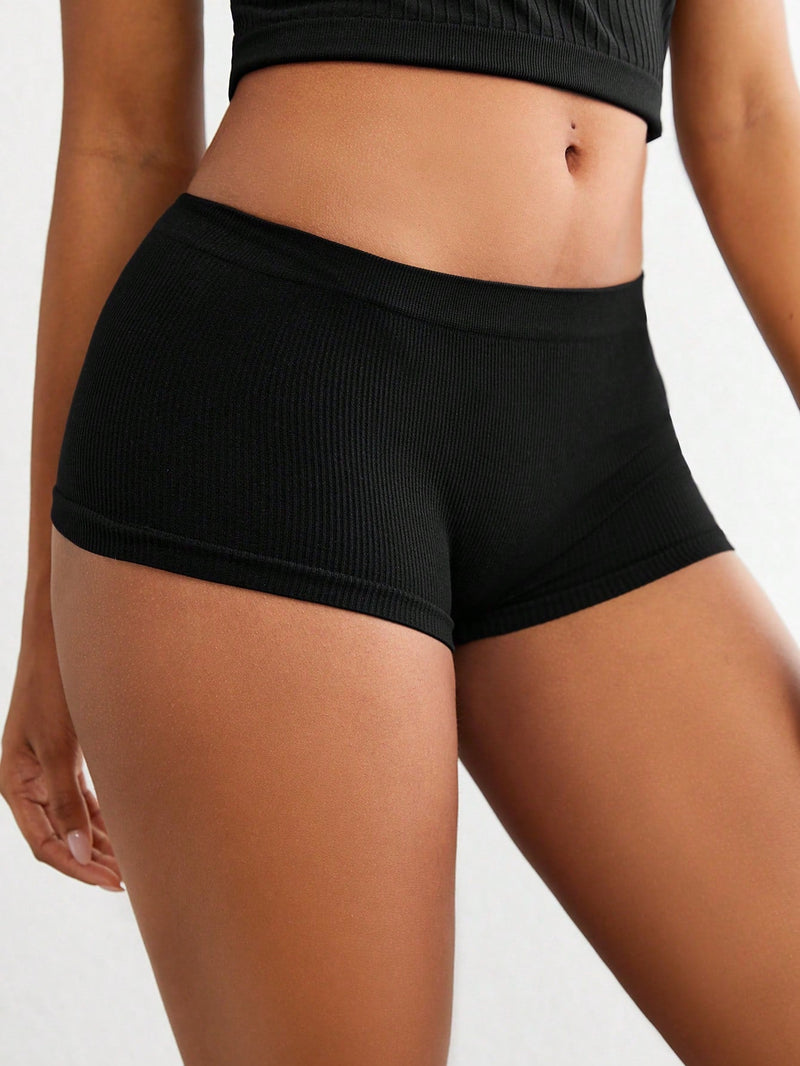 Leisure Boyshorts De Cintura Media Sin Costuras