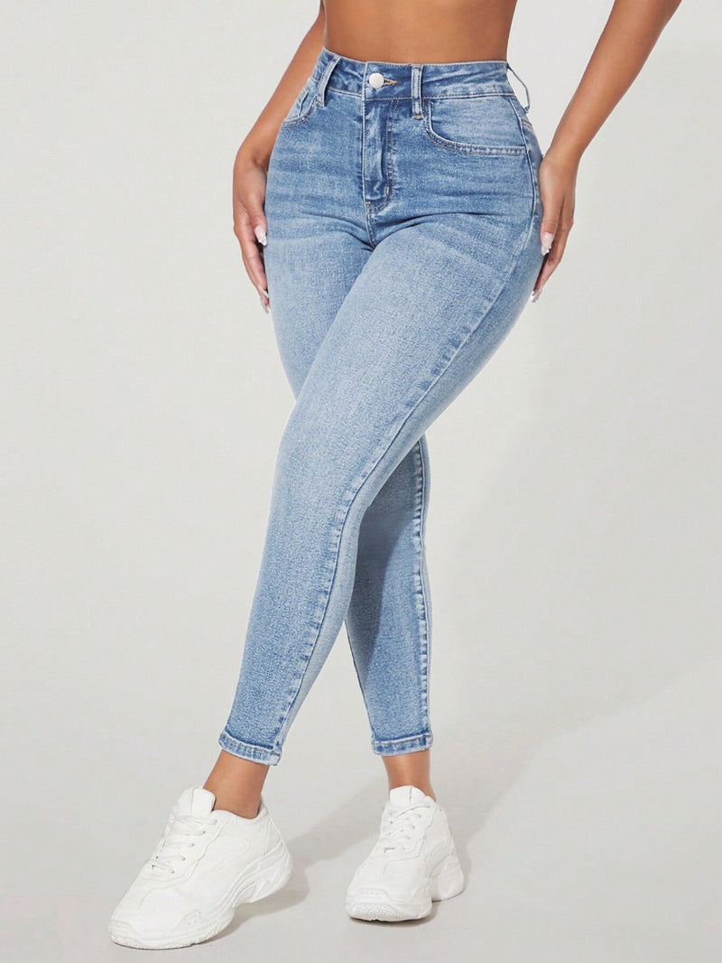 PETITE Jeans De Corte Slim Lavados