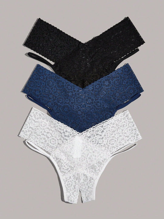 Classic Sexy Ropa Interior Sexy De Encaje Floral Para Mujer