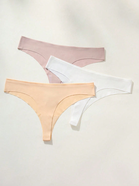 Tangas Femeninas Con Estampado De Letras Y Corazones