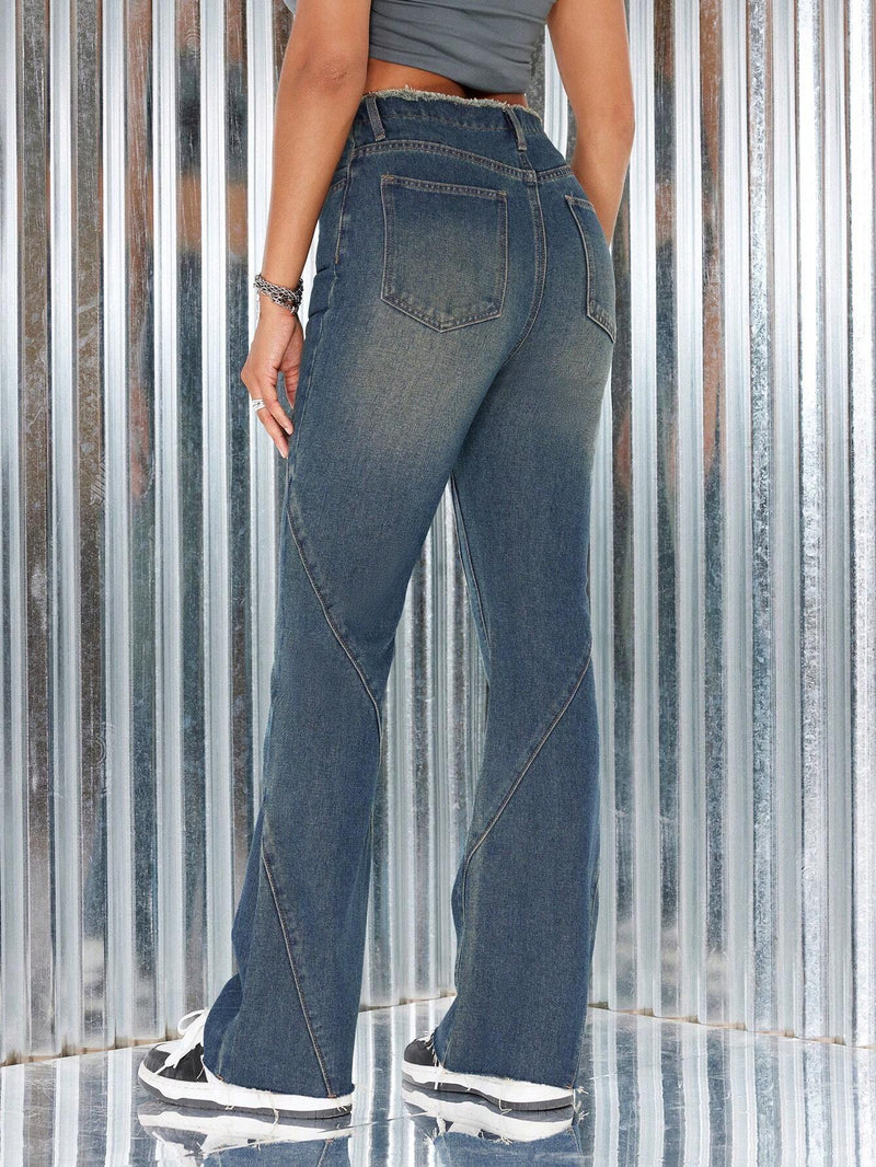 Jeans Acampanados De Mujer