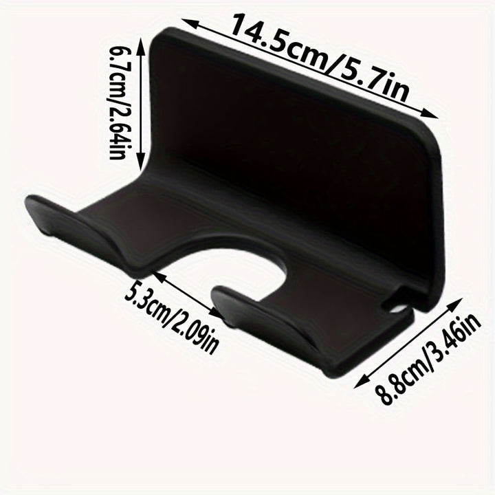 Soporte Para Secador De Pelo Sin Perforaciones, Soporte Universal Para Secador De Pelo, Colgador De Plástico Para Montar En La Pared Del Baño, Estante De Almacenamiento Para Secador De Pelo, Soporte Multifuncional, Accesorios De Baño