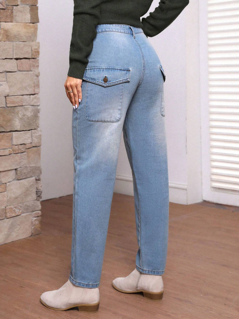 LUNE Jeans Rectos Para Mujer