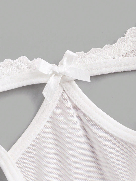 CoupledUp Conjunto De Bralette Con Estampado Floral Y Tirantes Para Mujer