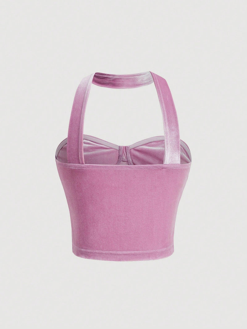 Jessie   Top de cuello halter para mujeres