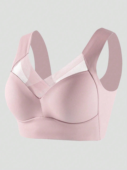 Sujetador, Sujetador Deportivo, Sin Costuras, Suave, Diario, Inalambrico