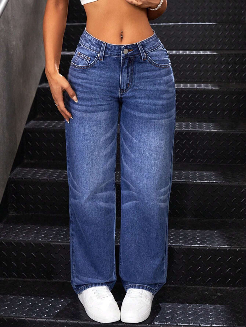 PETITE Jeans De Mujer Con Bolsillos