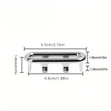 2pcs/Pack Anillo de Cobertura para Desbordamiento del Fregadero de Baño, Inserción de Reemplazo para Desbordante, Tapa Redonda Cromada para Agujero de Drenaje, Accesorio para Lavabo