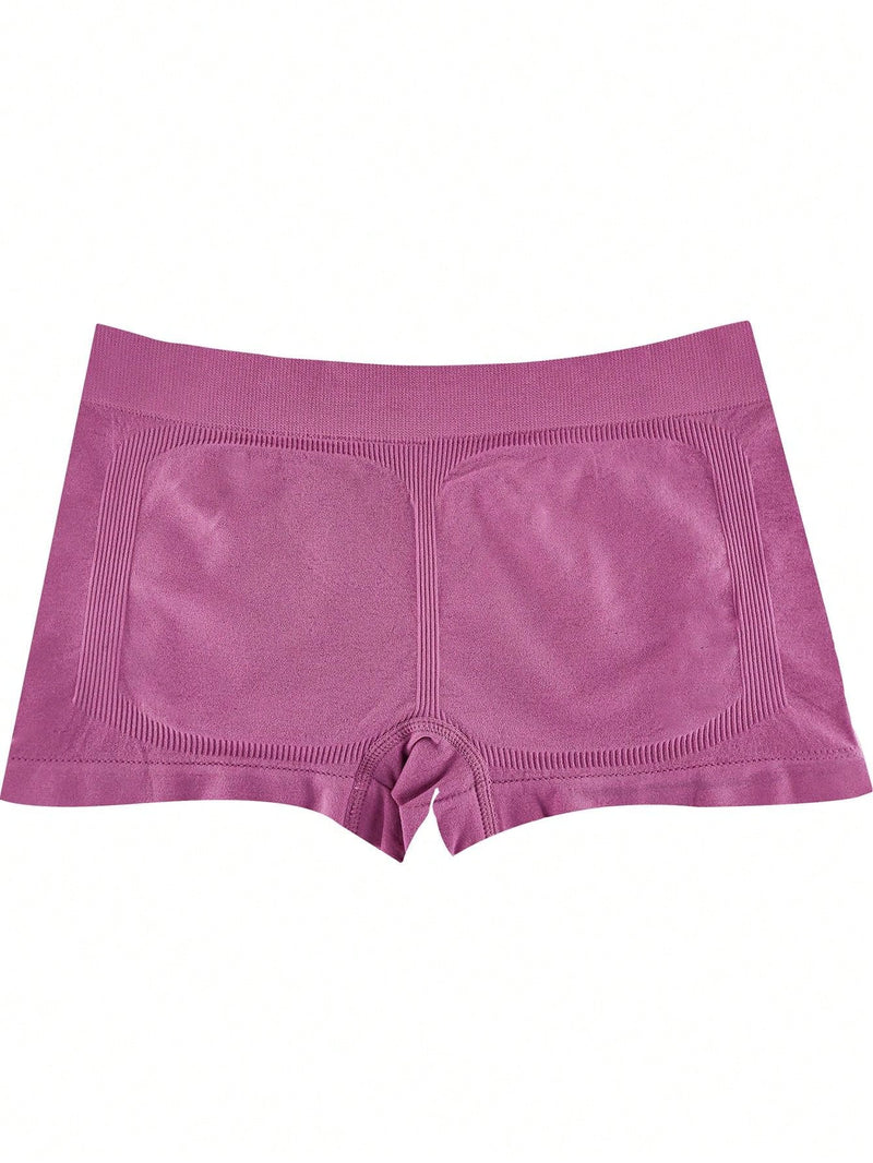 6 Piezas Bragas Suaves Sin Costuras De Cintura Baja Para Mujeres, Comoda Ropa Interior De Mujer