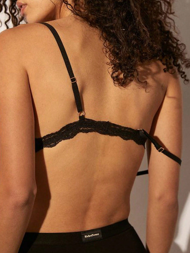 Sosten De Encaje Floral De Compresion Suave Para Mujeres Con Bustos Pequenos, Sin Costuras, Lenceria Sexy