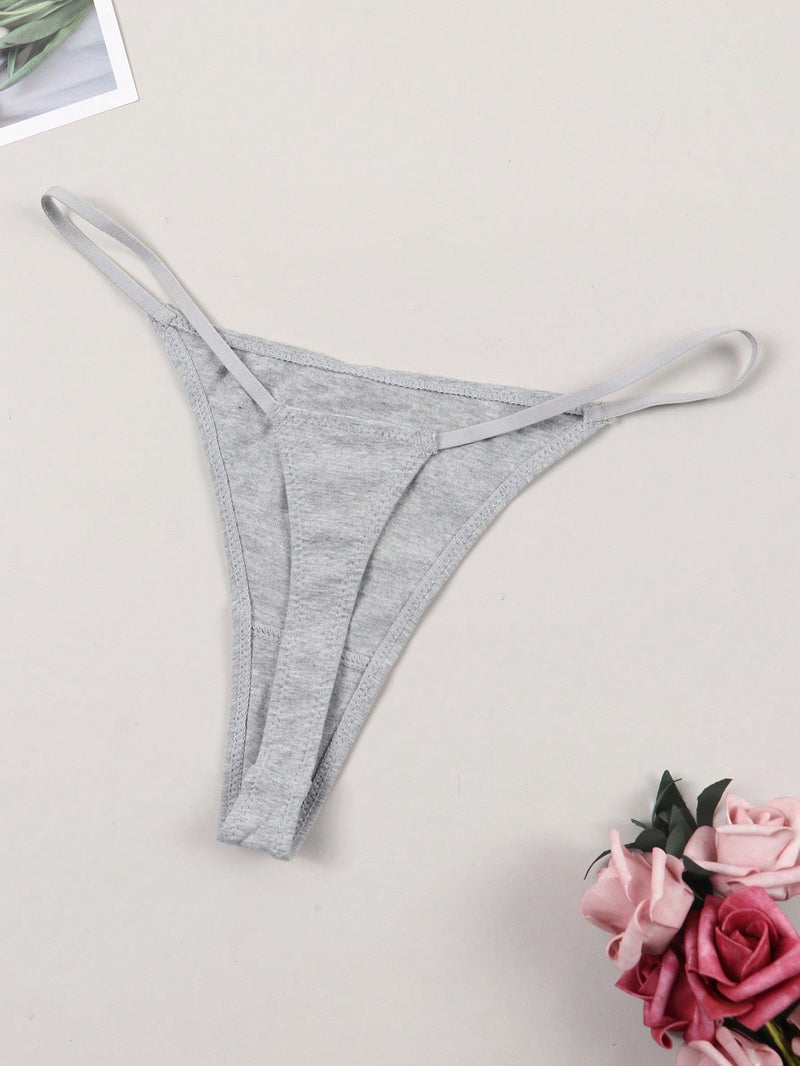 Tanga Sensual Para Mujer Con Estampado De Carga