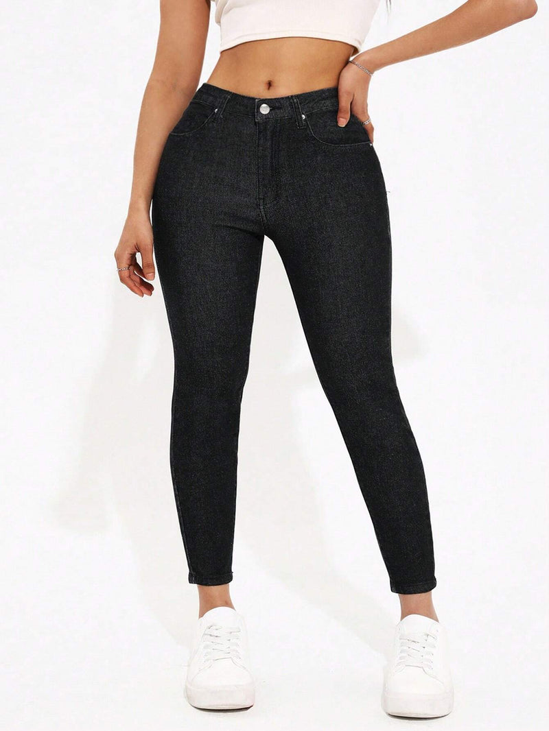 PETITE Jeans De Mezclilla Ajustados Al Cuerpo