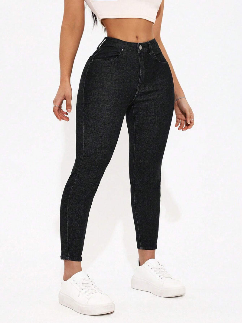 PETITE Jeans De Mezclilla Ajustados Al Cuerpo