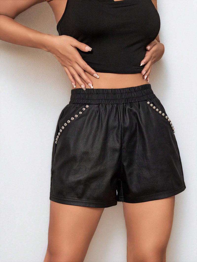 Coolane Shorts Decorados Con Cuentas