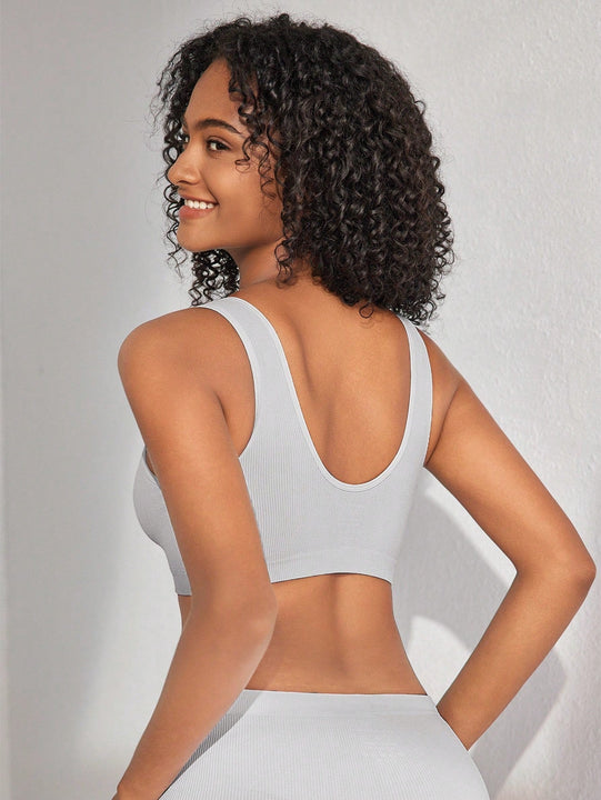 Leisure Chaleco Sin Costuras Para Mujer Con Sujetador Incorporado