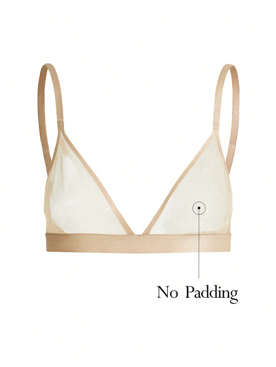 Leisure Sujetador Sin Alambre De Un Solo Color
