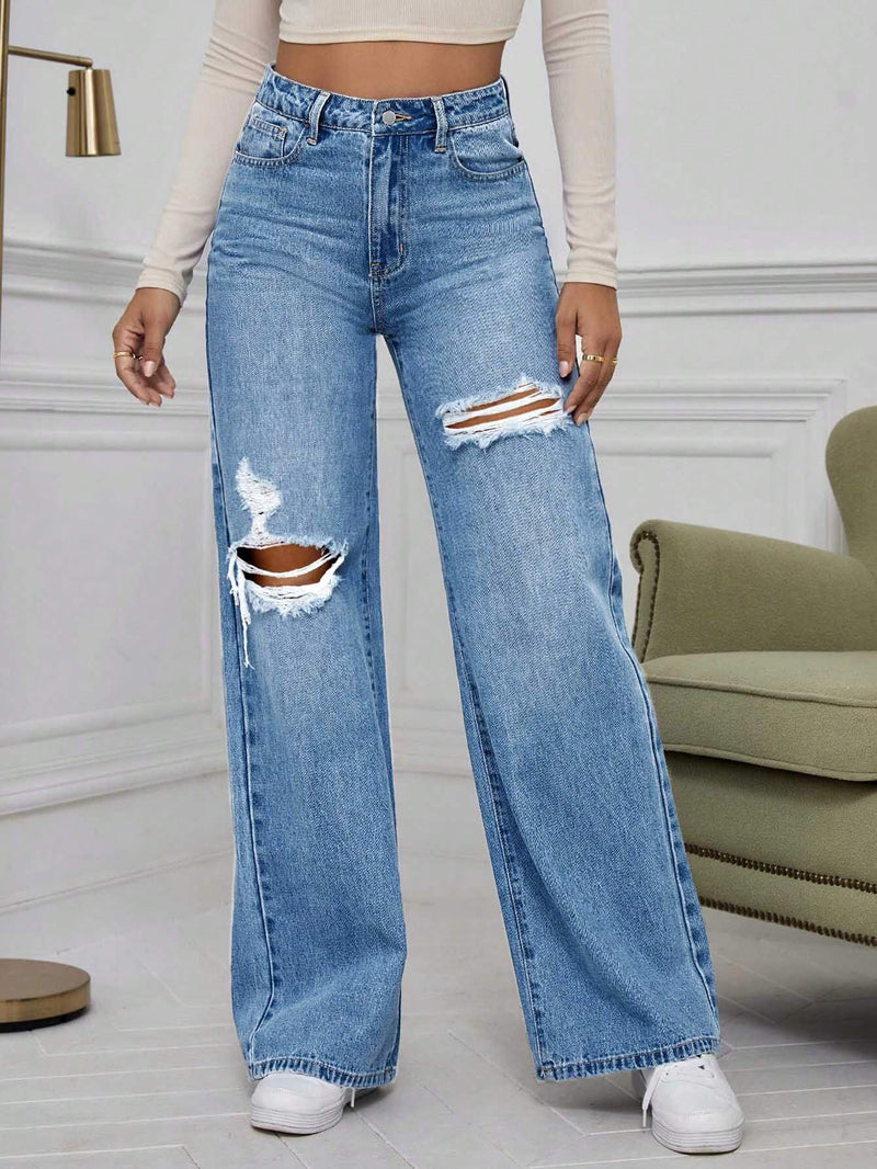 EZwear Jeans Rotos Para Mujer