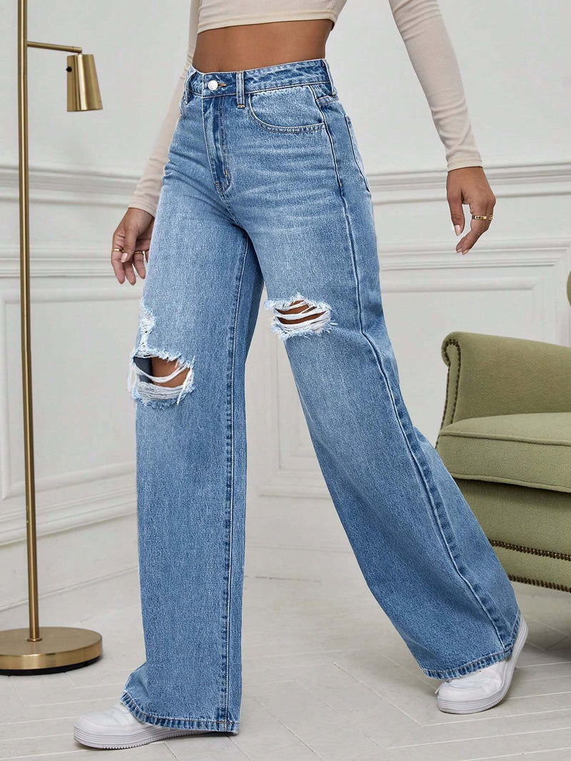 EZwear Jeans Rotos Para Mujer