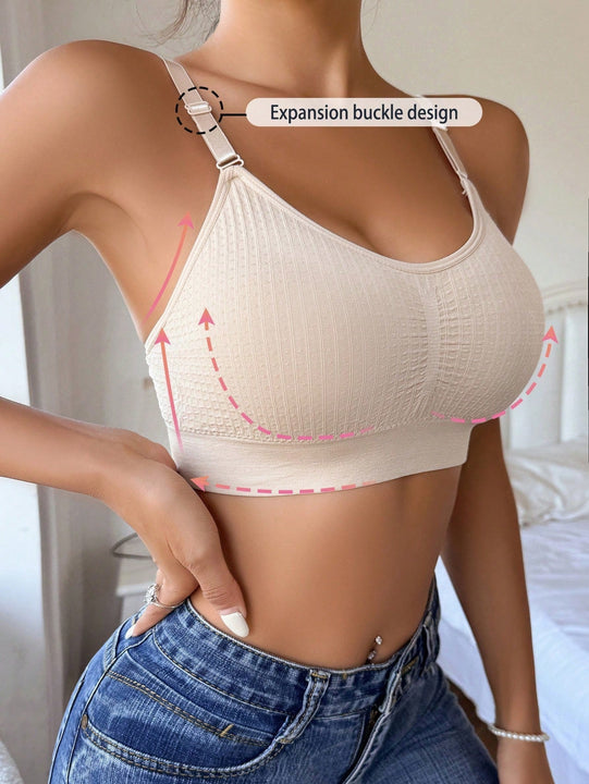 Sujetador Sin Costuras, Sin Cable, Suave Y Comodo, Pieza Individual