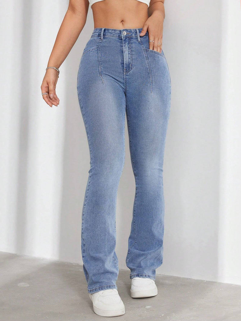 Jeans Acampanados Para Mujer