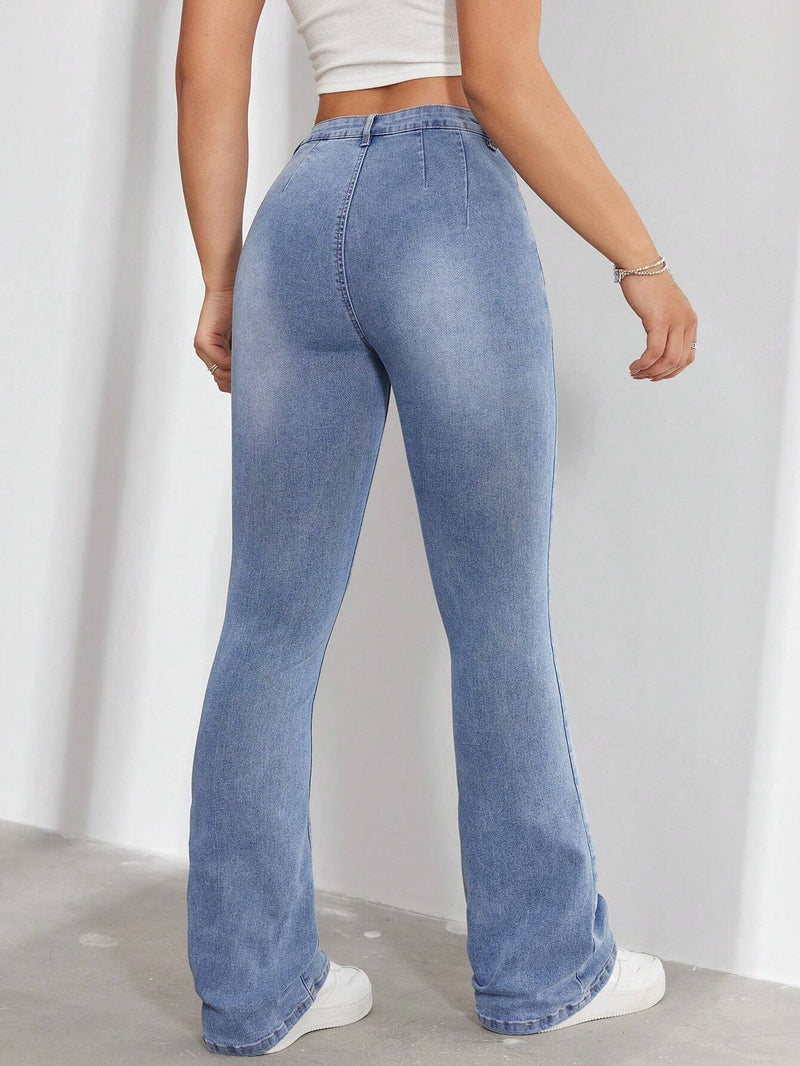 Jeans Acampanados Para Mujer