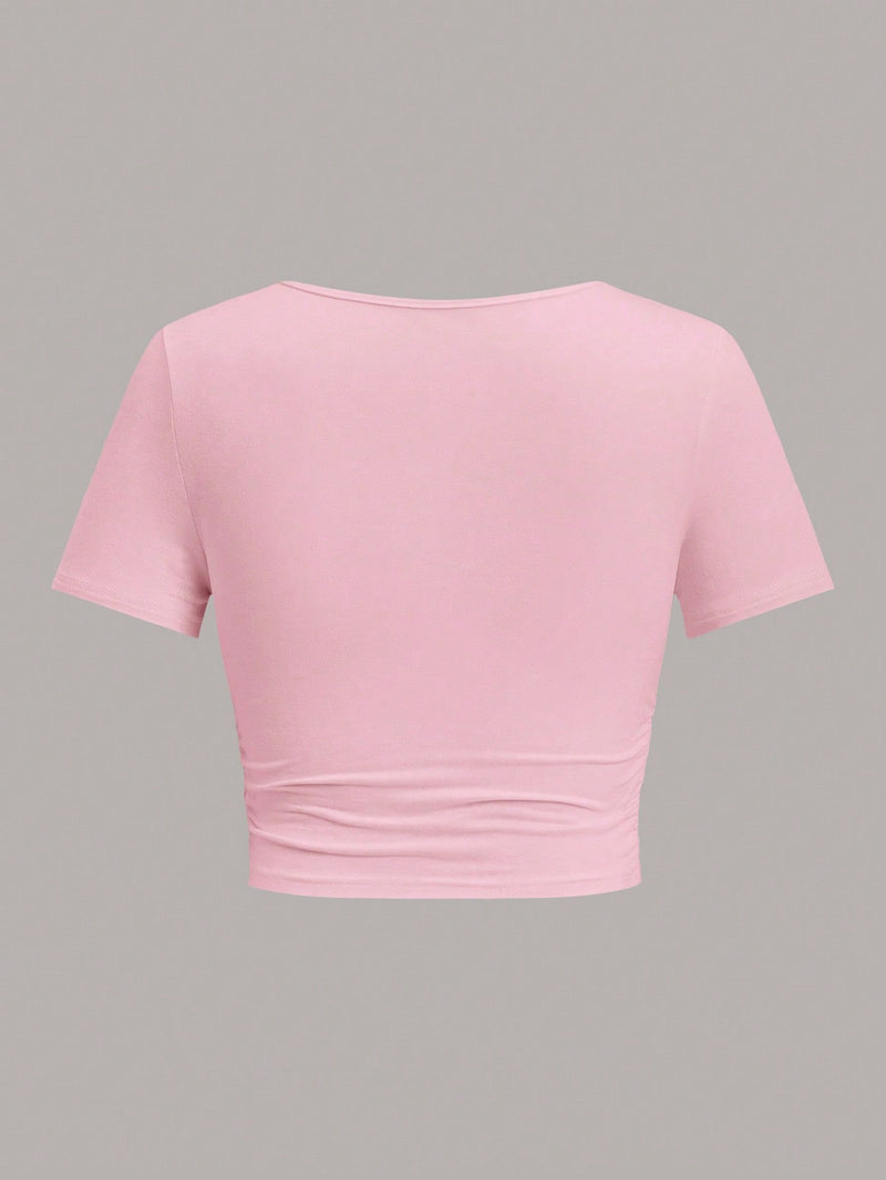 Coolane Crop Top De Mujer Con Impresion De Letras