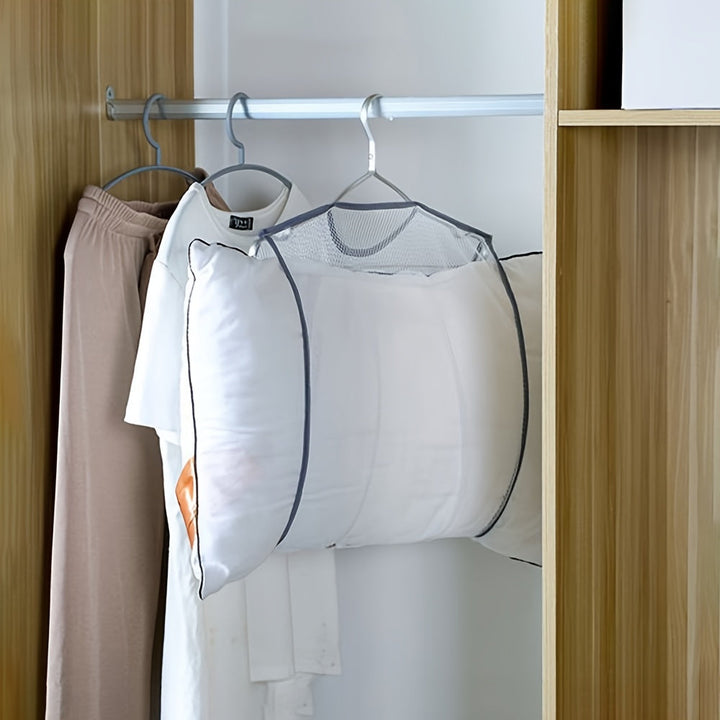 1 pieza - 2 piezas Red para lavadora y secadora multiusos, protege y organiza almohadas y juguetes, cuidado de tela, 48x56 cm, ahorra espacio