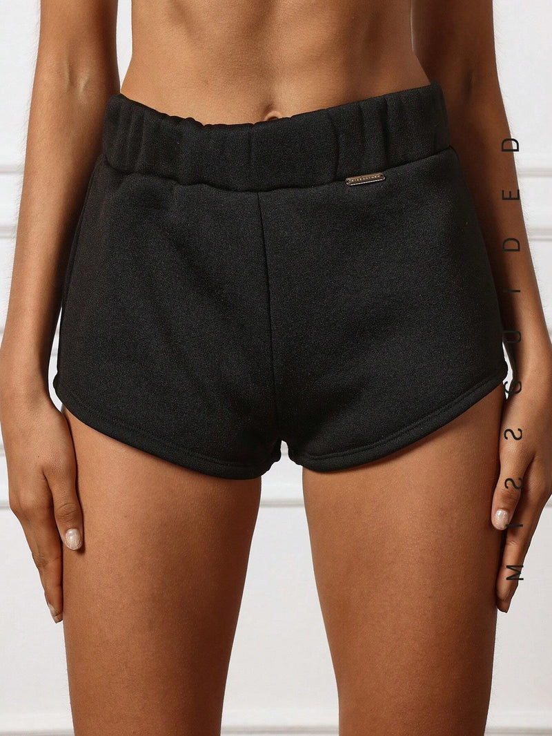 MISSGUIDED Shorts Simples De Mujer De Color Solido