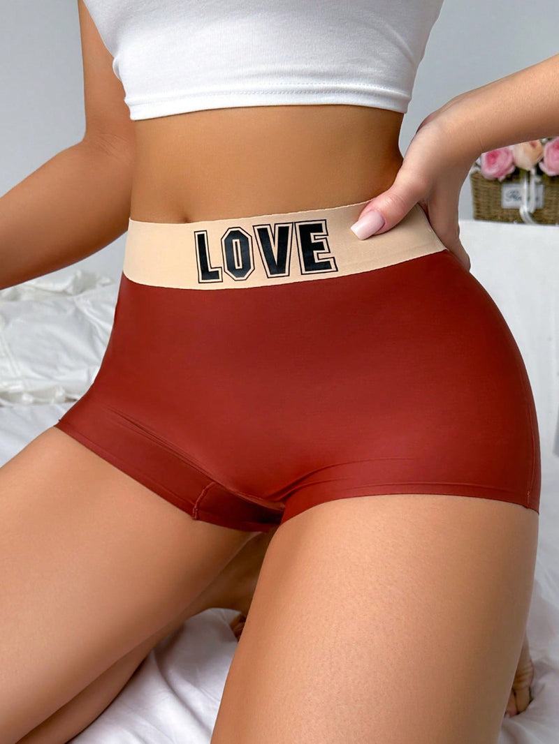 Panties de moda para damas con logo de amor