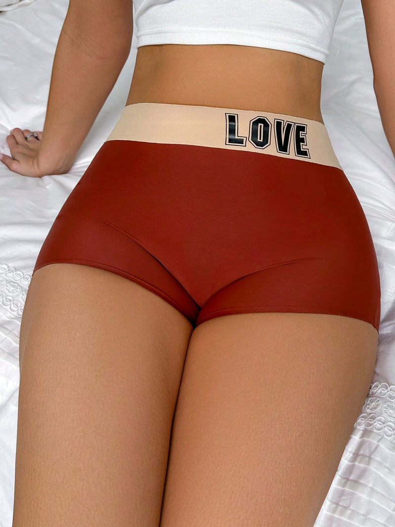 Panties de moda para damas con logo de amor