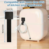 10 piezas de organizador de cables premium para electrodomésticos de cocina - Mantenga los cables de su batidora, cafetera, licuadora, freidora de aire y olla a presión ordenados y sin enredos.