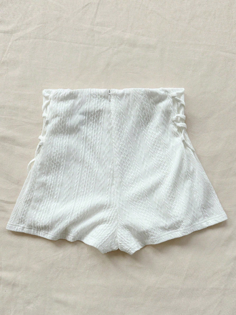 WYWH Shorts Con Cordon Lateral Y Textura