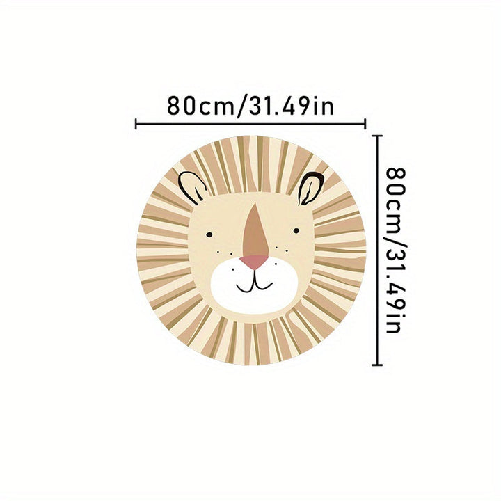 Alfombra de peluche suave antideslizante para dormitorio, sala o clóset, diseño cartoon, 1000g/m², lavable, imitación