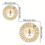 Alfombra de peluche suave antideslizante para dormitorio, sala o clóset, diseño cartoon, 1000g/m², lavable, imitación