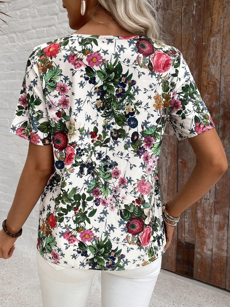 EMERY ROSE Camisa de media boton de verano