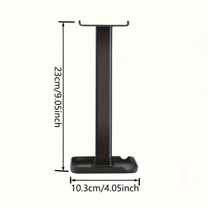 Soporte universal para auriculares, estante de exhibición de escritorio multifunción, soporte desmontable para teléfono móvil y tableta, accesorio de almacenamiento para el hogar y la oficina no eléctrico.