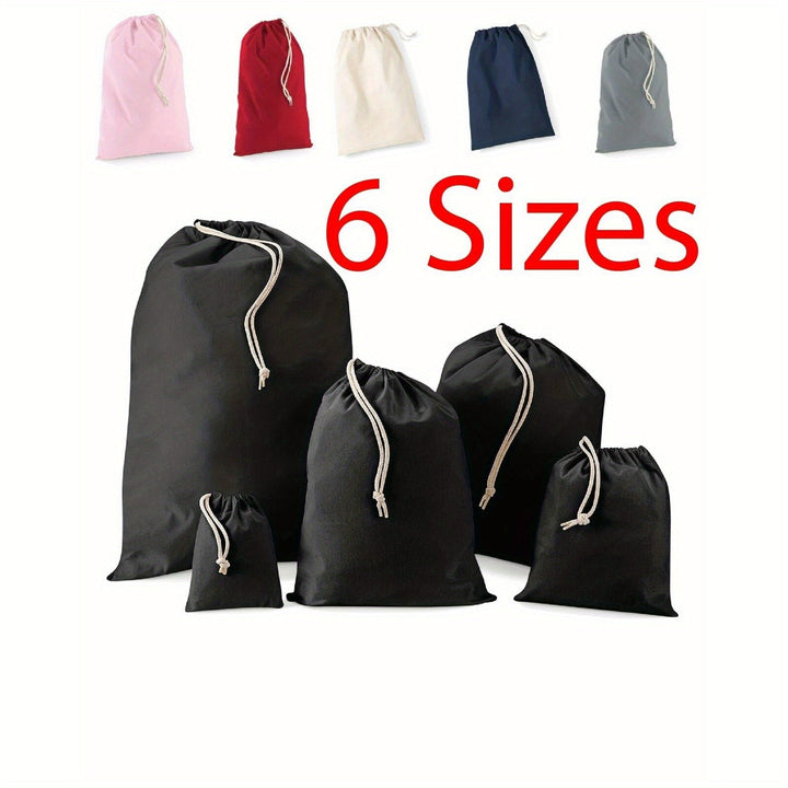 Bolsa de Algodón con Cordón - Juguete para el Cuarto de Lavandería, Orden, Bolsa de Herramientas para Pañales y Deportes Escolares