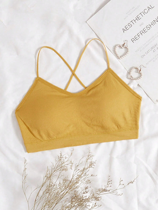 Sujetador sin costuras y sujetador sin cable (una pieza cada )