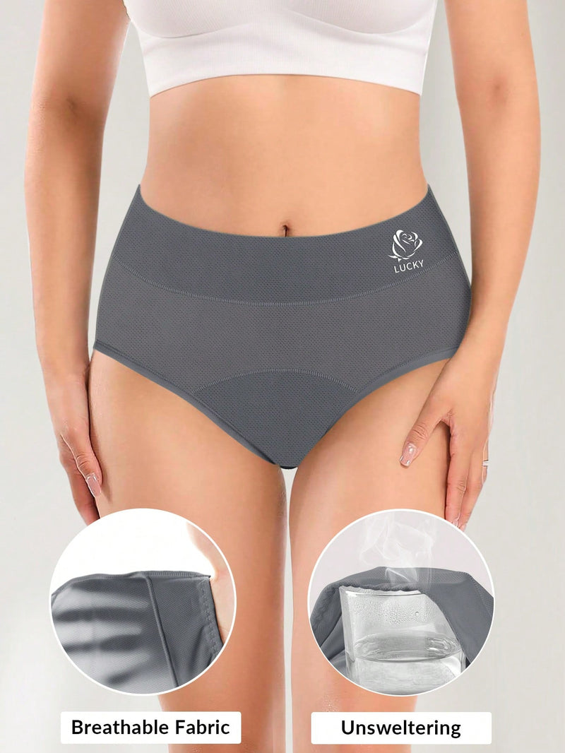 Ropa interior de menstruacion para mujeres, panties comodos triangulares a prueba de fugas y seguridad