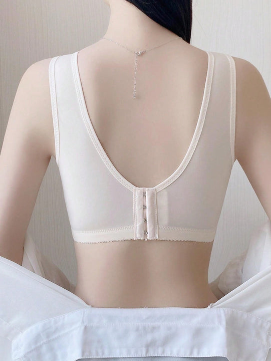 Ropa interior femenina y sujetador sexy, sujetador simple solido con multiples mariposas florales de encaje, comodo y transpirable con cobertura completa y sin cables