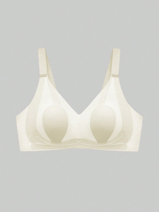 Sujetador sin costuras ni aros de conejito suave para mujer, con soporte suave y orejas de conejo de moda para mayor comodidad y transpirabilidad