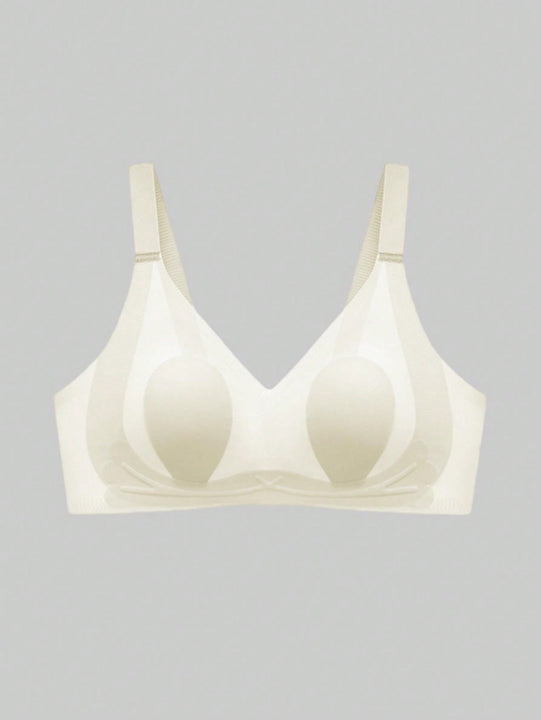 Sujetador sin costuras ni aros de conejito suave para mujer, con soporte suave y orejas de conejo de moda para mayor comodidad y transpirabilidad