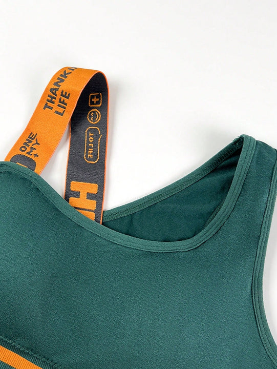 Top sin mangas de yoga para mujer con diseno de espalda hueca para deporte