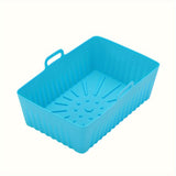 Revestimientos de Silicona para Freidora de Aire (21.49cm), Cuencos para Cestas, Bandejas de Horneado Reutilizables, Accesorios para Horno